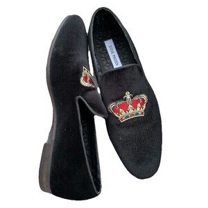 Steve Madden Velvet/ Suede Crown Loafers